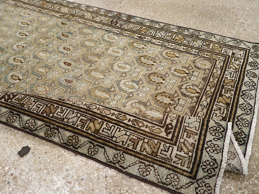 Vintage Persian Malayer Rug, No.29442 - Staging