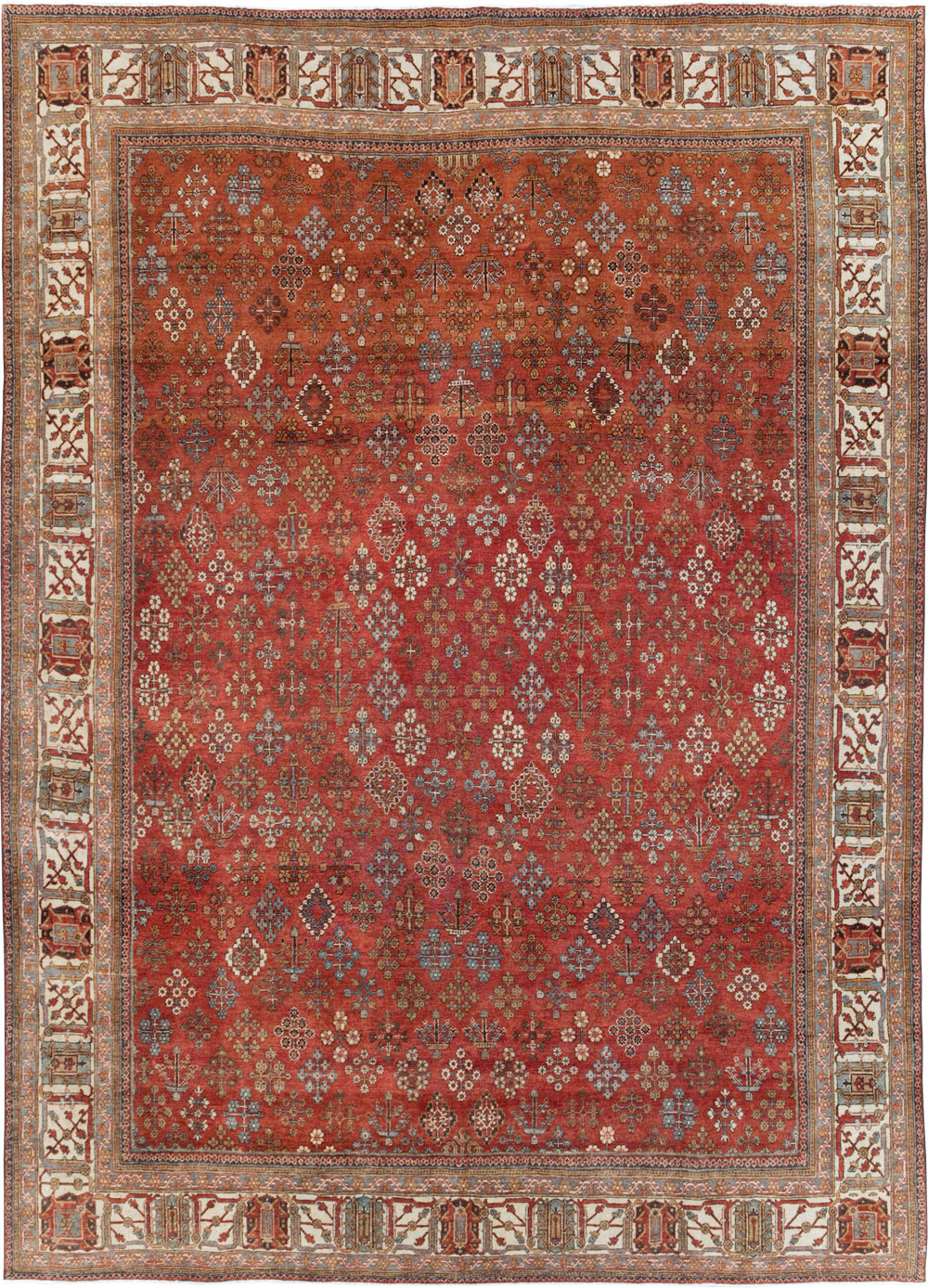 Vintage Persian Josehgan Carpet, No.29450 - Staging
