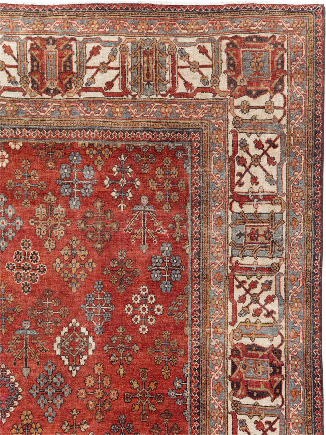 Vintage Persian Josehgan Carpet, No.29450 - Staging