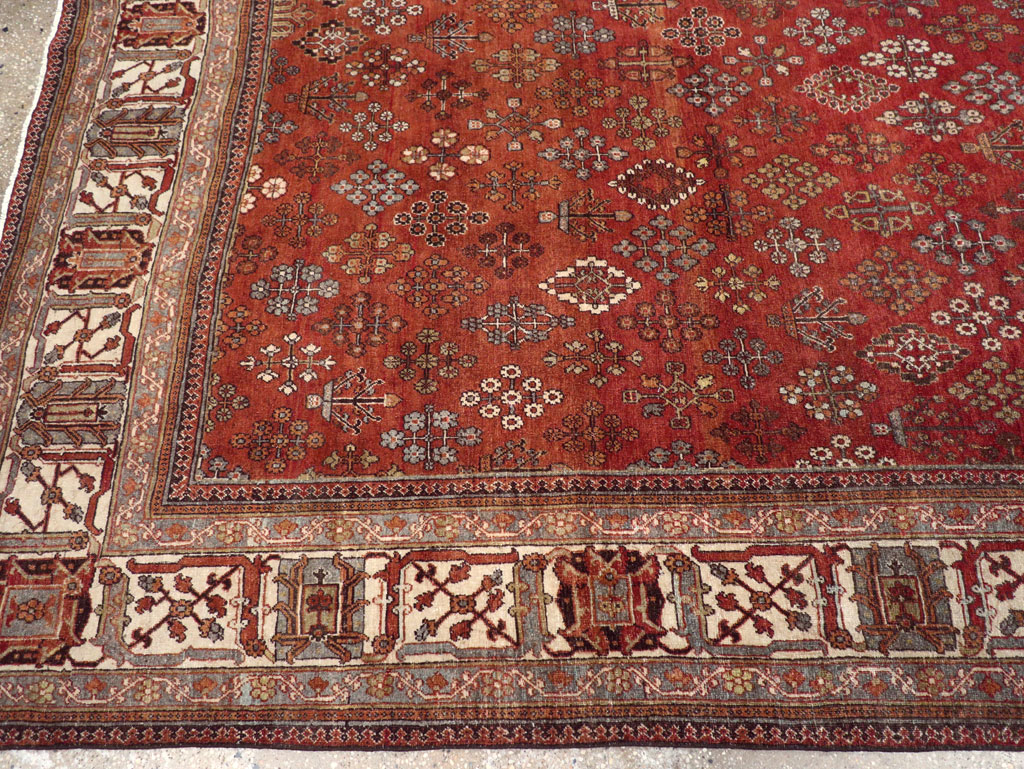 Vintage Persian Josehgan Carpet, No.29450 - Staging