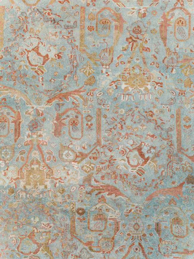 Anitque Persian Mahal Carpet, No.29460 - Staging