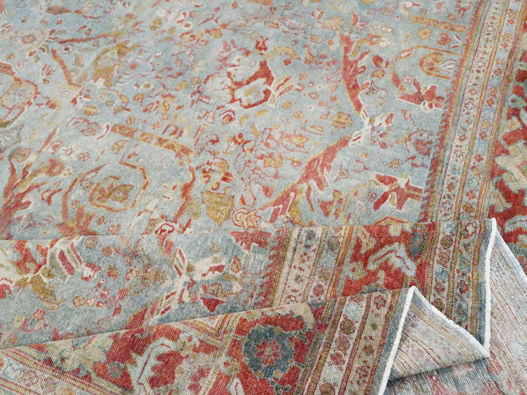 Anitque Persian Mahal Carpet, No.29460 - Staging