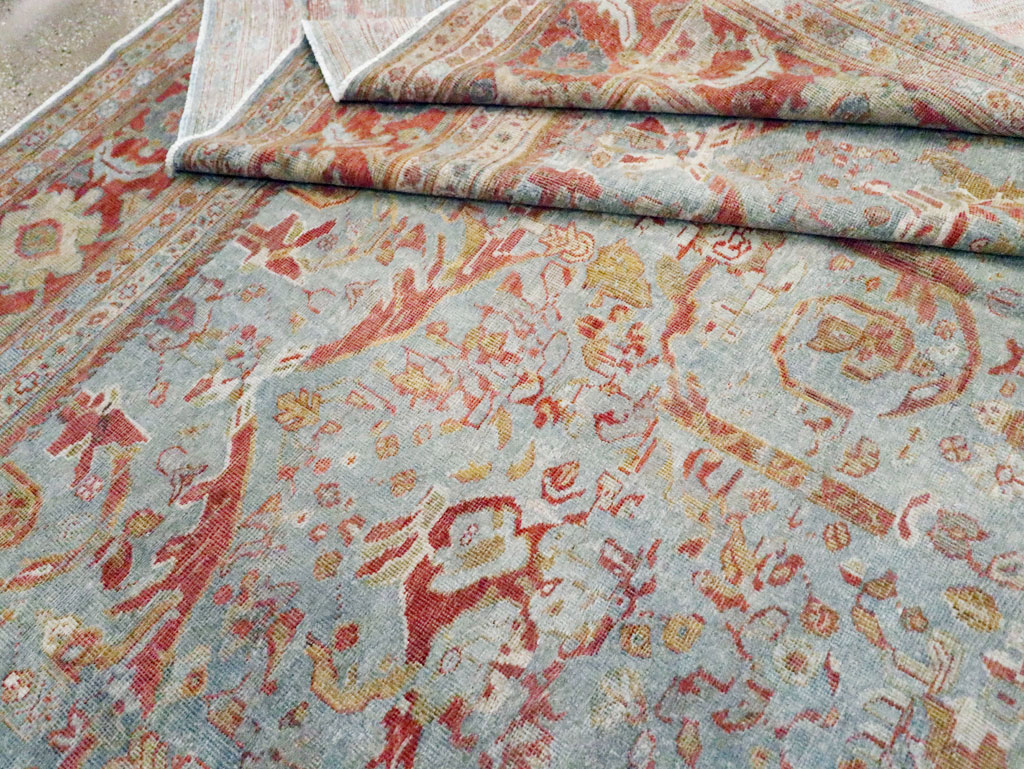 Anitque Persian Mahal Carpet, No.29460 - Staging