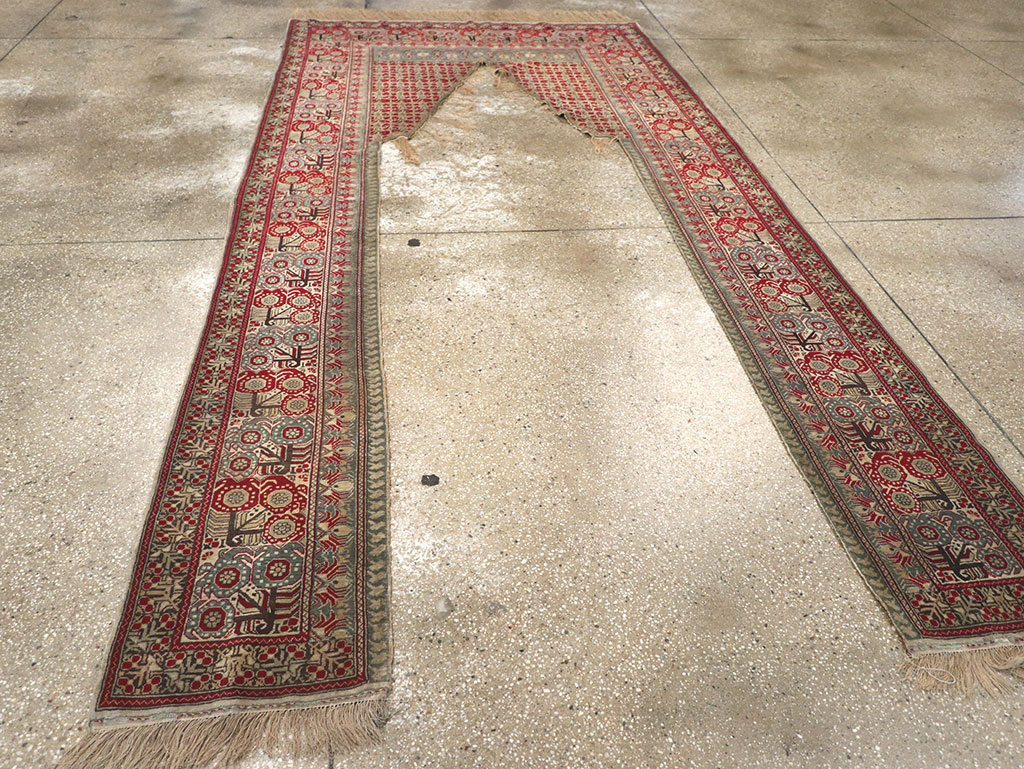 Antique Turkish Portiere Door Curtain, No.29465 - Staging