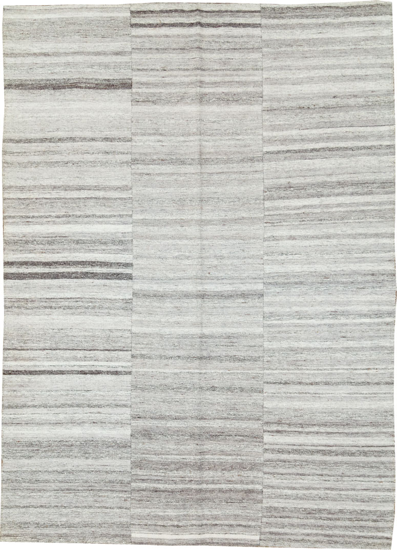 Vintage Turkish Flatweave Kilim Accent Rug, No.29488 - Staging