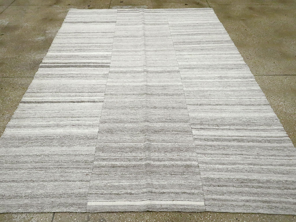 Vintage Turkish Flatweave Kilim Accent Rug, No.29488 - Staging