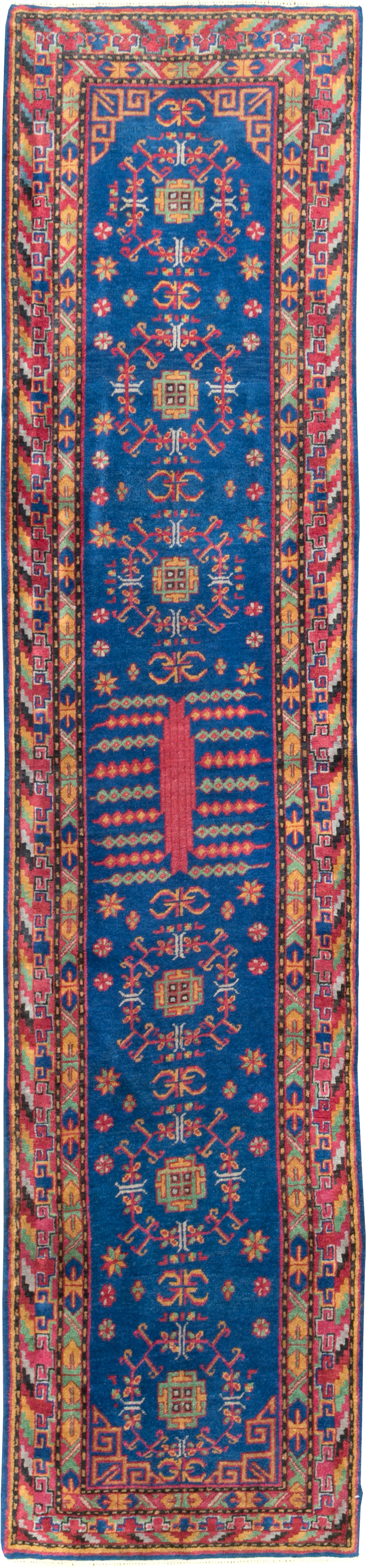 Antique East Turkestan Khotan Runner, No.29489 - Staging
