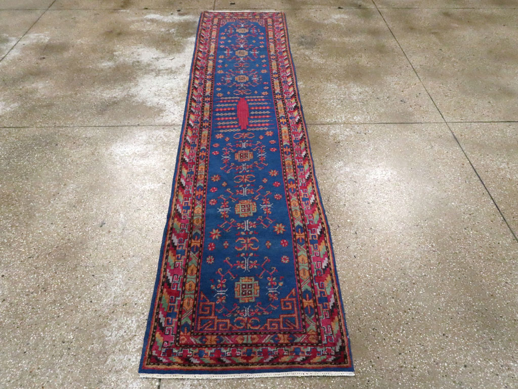 Antique East Turkestan Khotan Runner, No.29489 - Staging