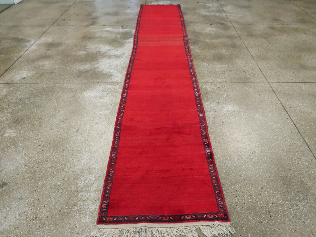 Vintage Persian Mahal Runner, No.29497 - Staging