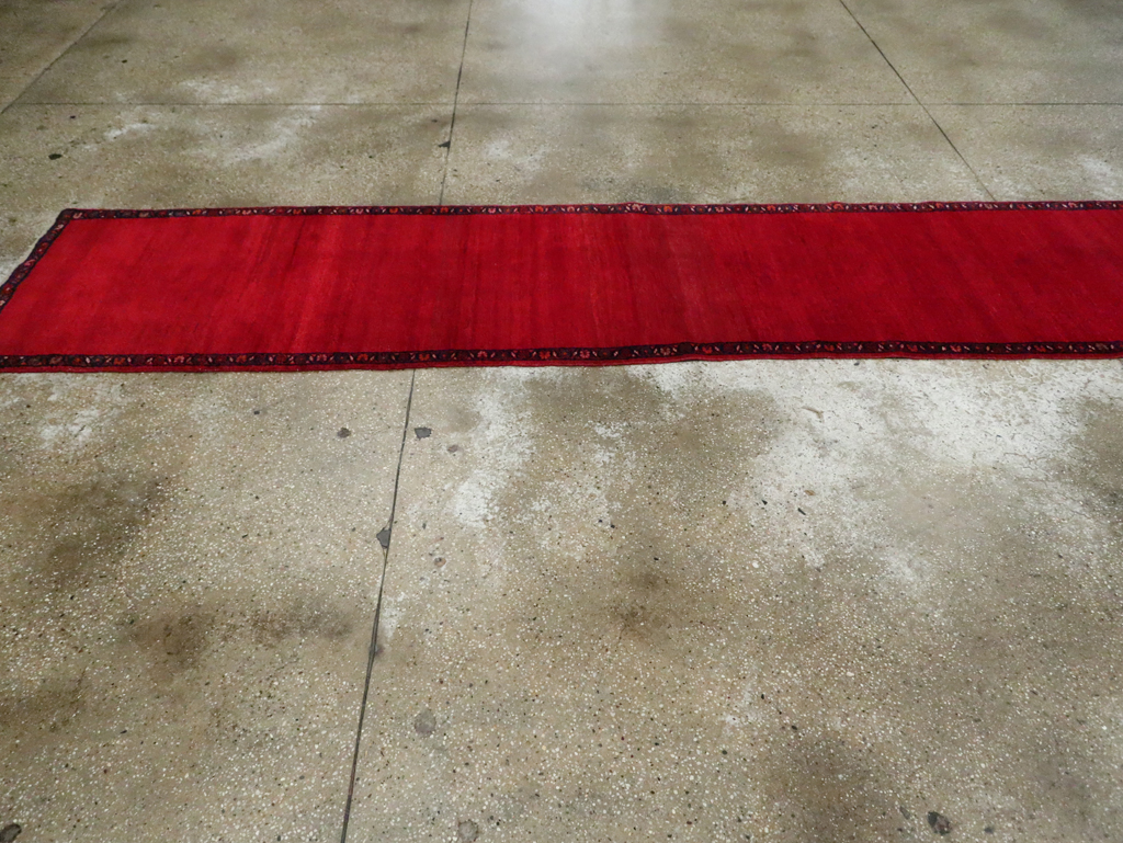 Vintage Persian Mahal Runner, No.29497 - Staging