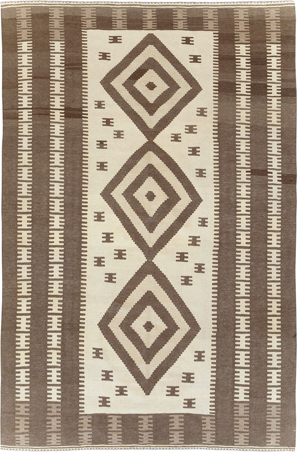 Vintage Persian Flatweave, No.29501 - Staging