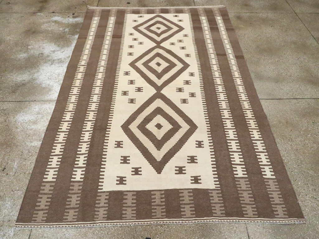 Vintage Persian Flatweave, No.29501 - Staging