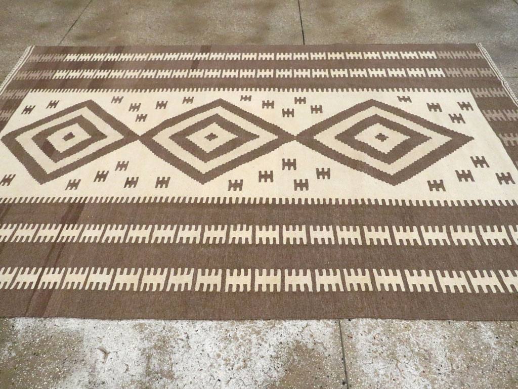 Vintage Persian Flatweave, No.29501 - Staging