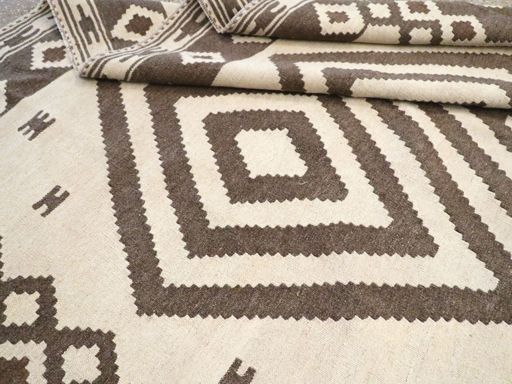 Vintage Persian Flatweave, No.29503 - Staging