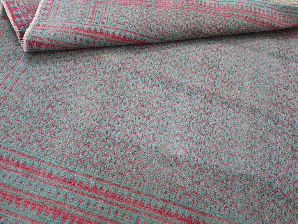 Vintage Persian Flatweave Kilim Accent Rug, No.29504 - Staging