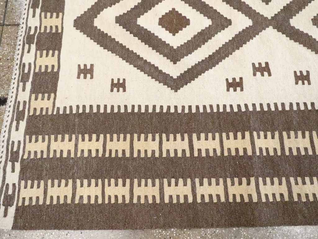 Vintage Persian Flatweave, No.29505 - Staging