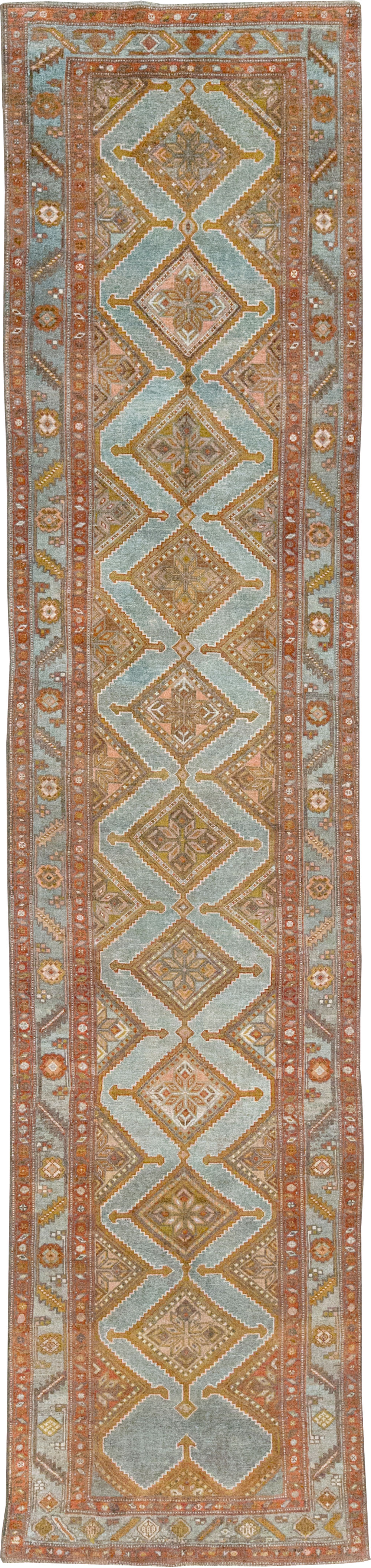 Antique Persian Kurd Runner, No.29513 - Staging