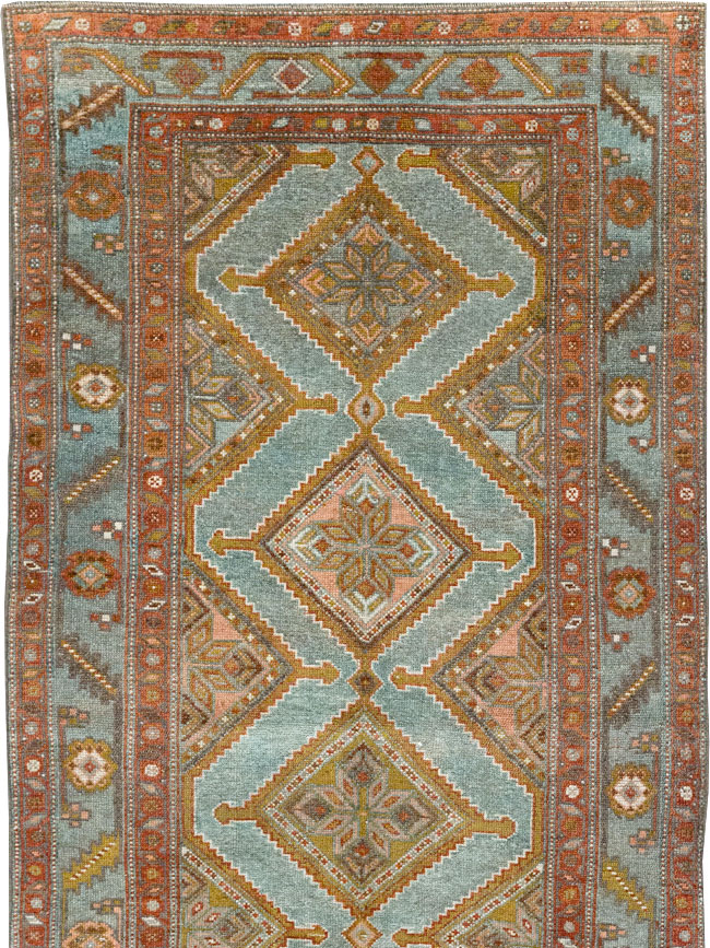Antique Persian Kurd Runner, No.29513 - Staging