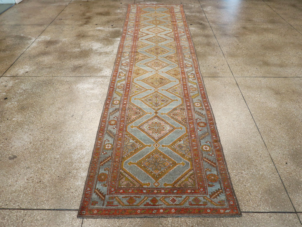 Antique Persian Kurd Runner, No.29513 - Staging