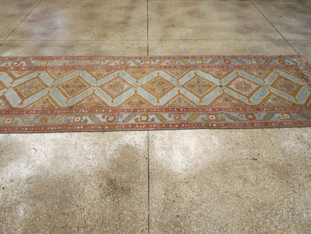 Antique Persian Kurd Runner, No.29513 - Staging