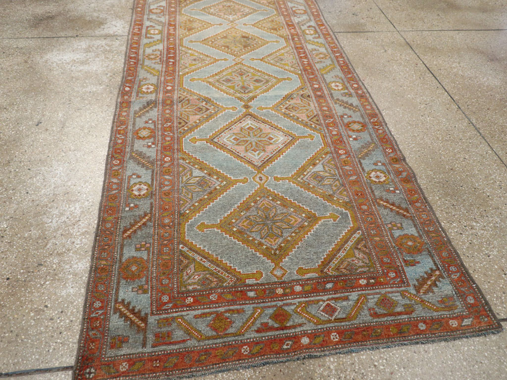 Antique Persian Kurd Runner, No.29513 - Staging
