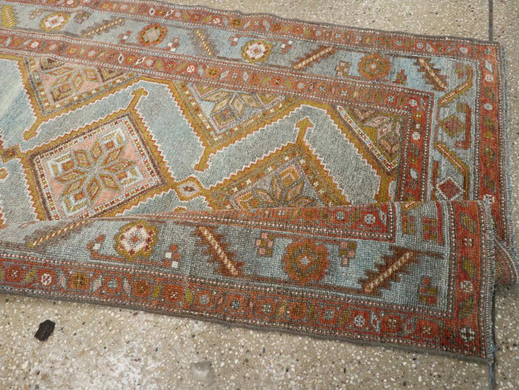 Antique Persian Kurd Runner, No.29513 - Staging