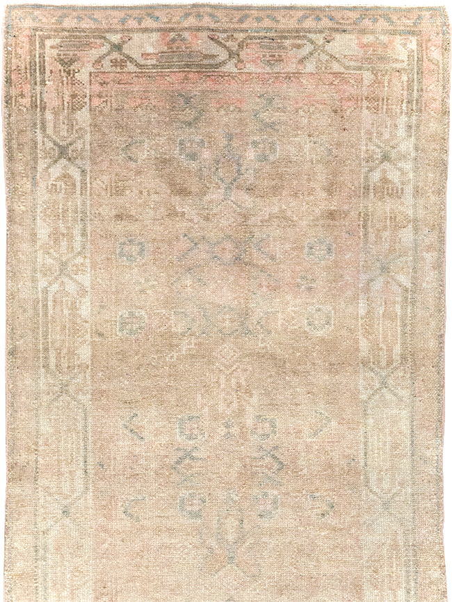 Vintage Persian Malayer Long Runner, No.29514 - Staging
