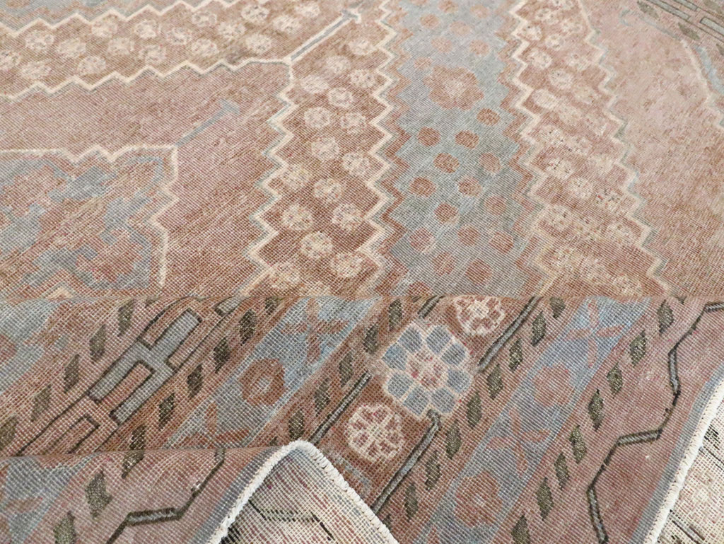 Large Antique Khotan Carpet, No.29518 - Staging