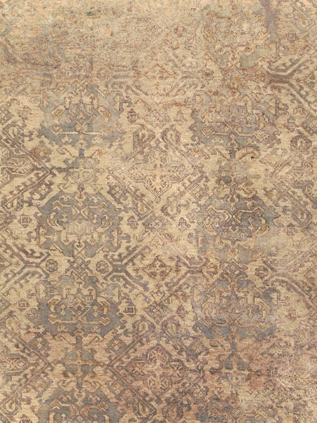 Antique Oversize Oushak Carpet, No.29520 - Staging