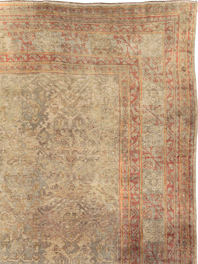 Antique Oversize Oushak Carpet, No.29520 - Staging