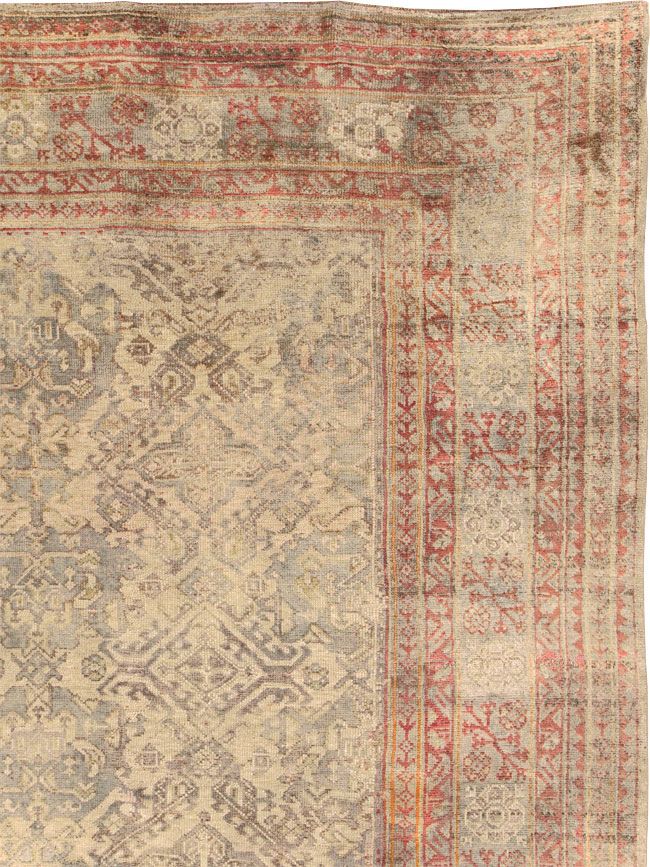 Antique Oversize Oushak Carpet, No.29520 - Staging