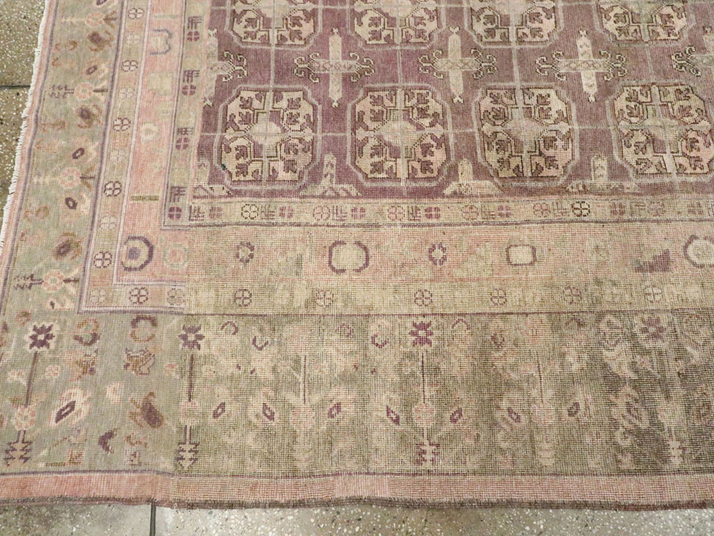 Antique Khotan Square Carpet, No.29521 - Staging