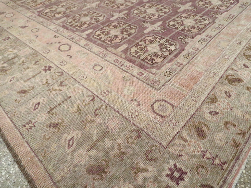 Antique Khotan Square Carpet, No.29521 - Staging