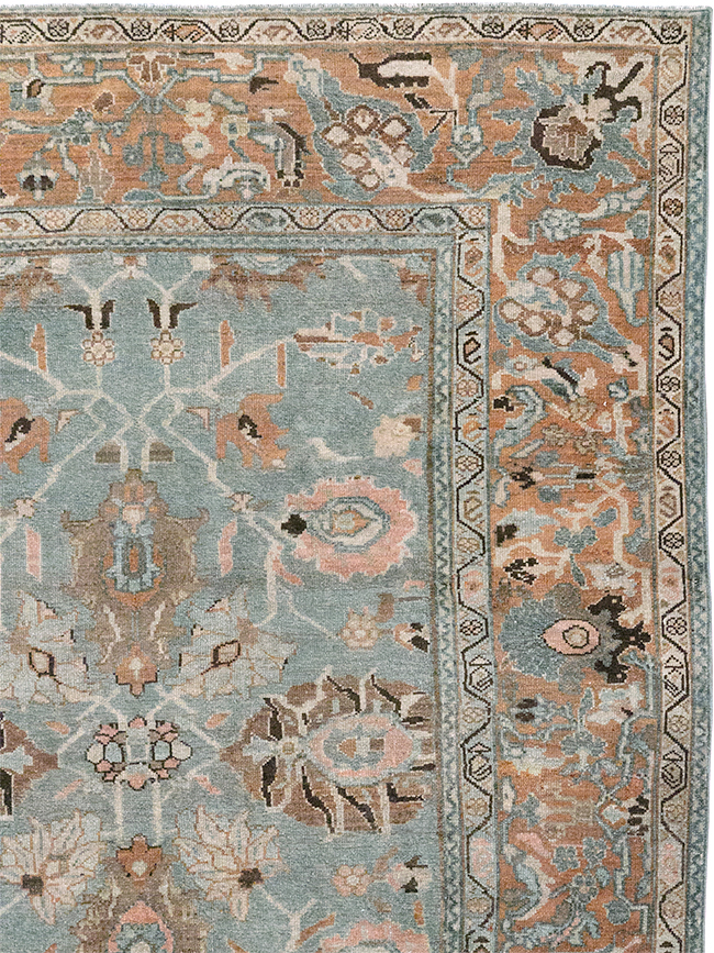 Antique Persian Malayer Room Size Carpet, No.29535 - Staging
