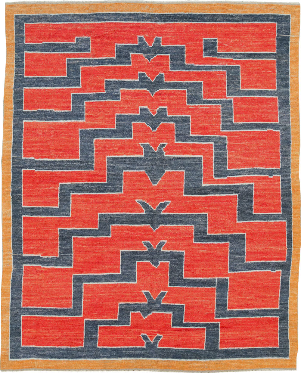 Contemporary Turkish Tulu Room Size Carpet, No.29539 - Staging