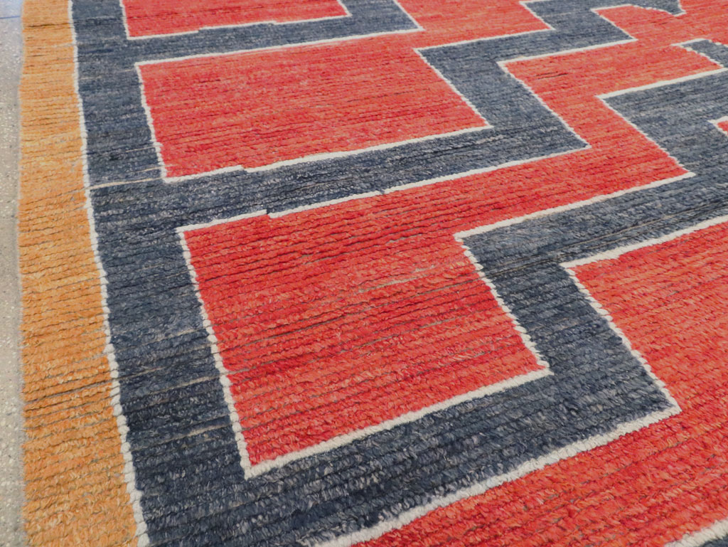 Contemporary Turkish Tulu Room Size Carpet, No.29539 - Staging