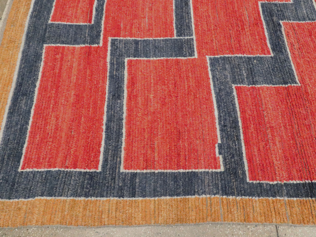 Contemporary Turkish Tulu Room Size Carpet, No.29539 - Staging