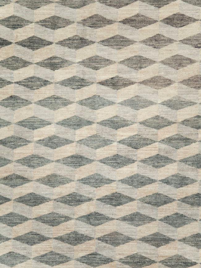 Contemporary Turkish Anatolian Room Size Carpet, No.29541 - Staging