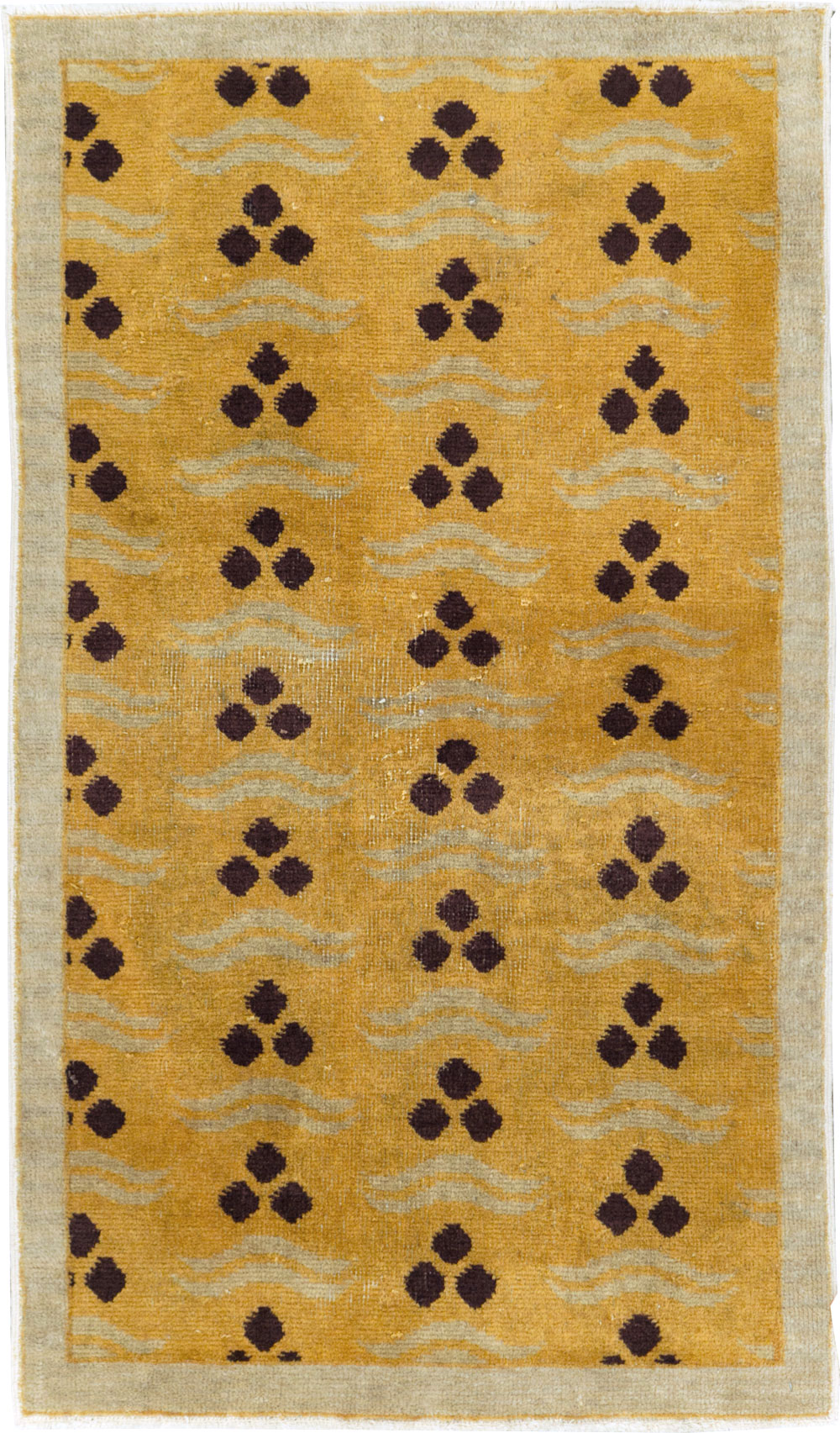 Vintage Anatolian Deco Rug, No.29543 - Staging