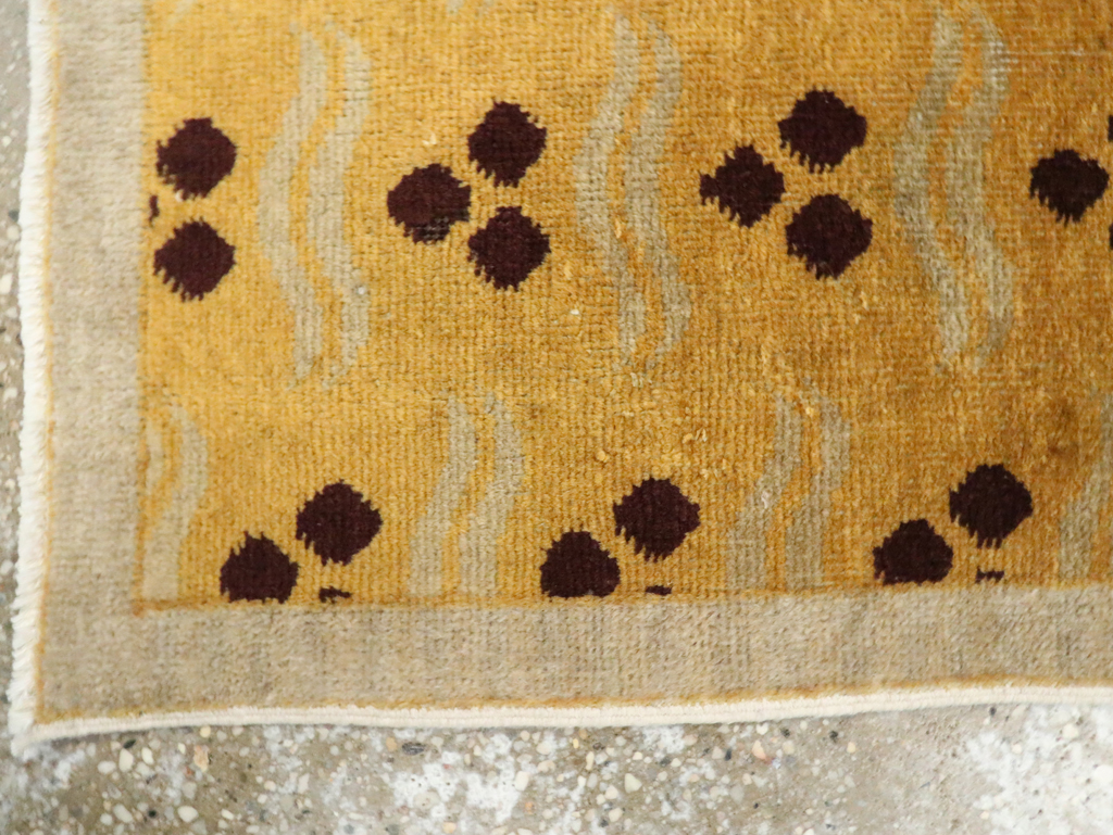 Vintage Anatolian Deco Rug, No.29543 - Staging