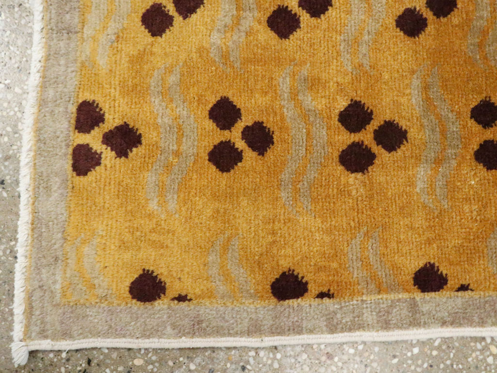 Vintage Turkish Anatolian Deco Rug, No.29544 - Staging