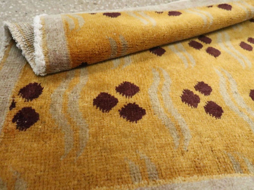 Vintage Turkish Anatolian Deco Rug, No.29544 - Staging