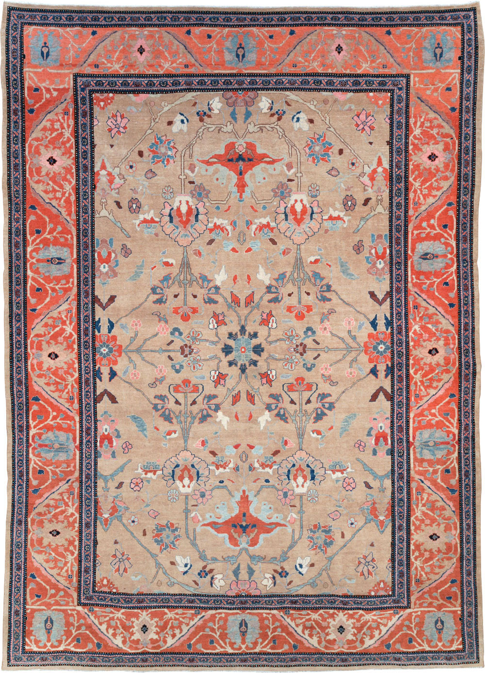 Contemporary Persian Mahal Large Room Size Carpet, No.29561 - Staging