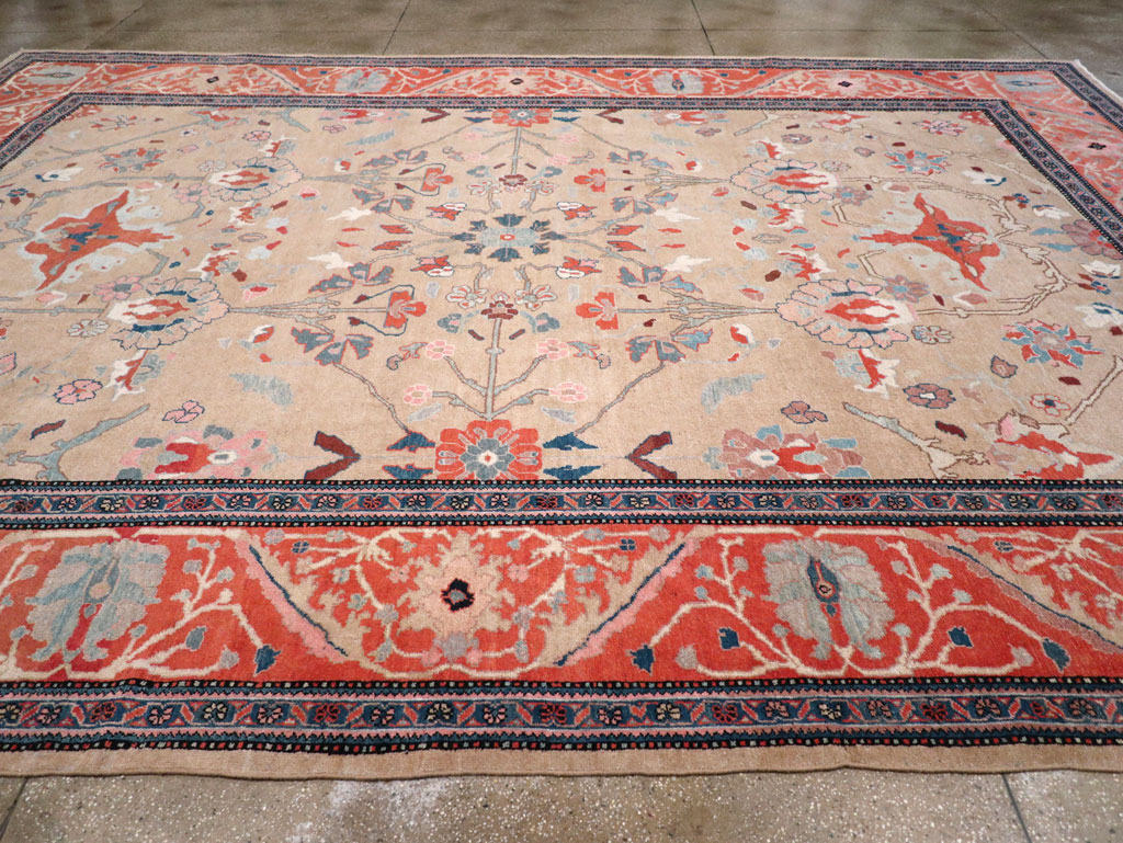 Contemporary Persian Mahal Large Room Size Carpet, No.29561 - Staging