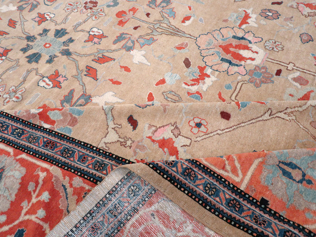 Contemporary Persian Mahal Large Room Size Carpet, No.29561 - Staging