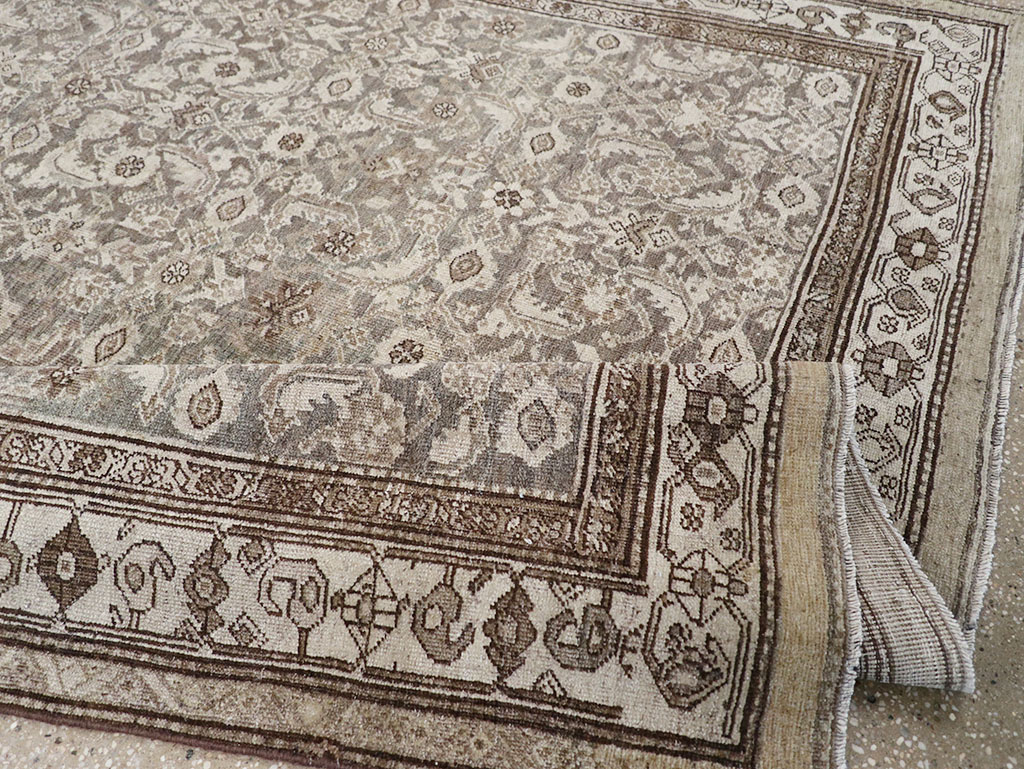 Antique Persian Bidjar Gallery Carpet, No.29564 - Staging