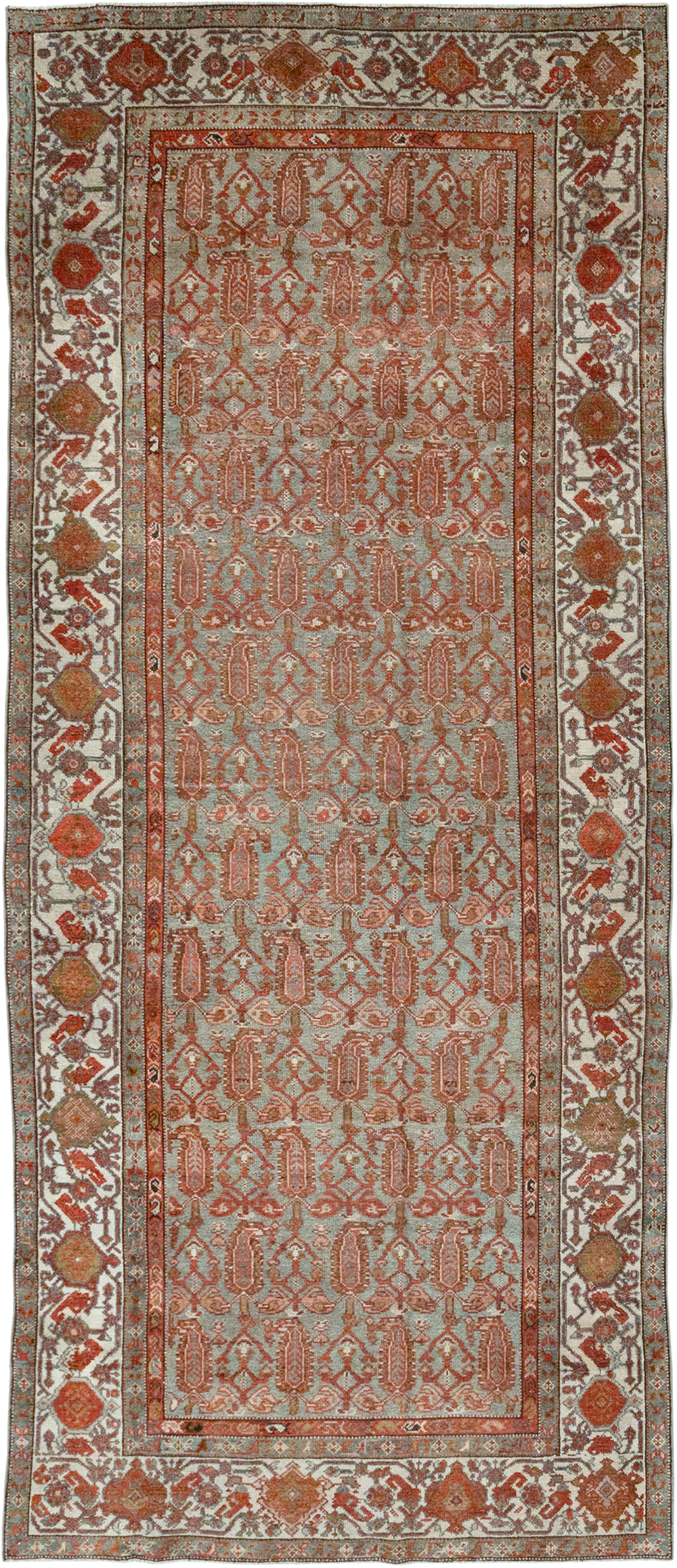 Antique Persian Malayer Gallery Rug, No.29566 - Staging