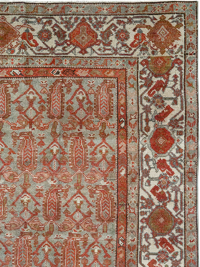 Antique Persian Malayer Gallery Rug, No.29566 - Staging