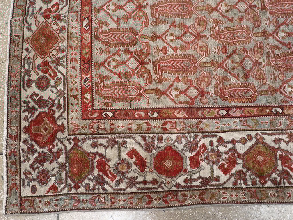 Antique Persian Malayer Gallery Rug, No.29566 - Staging