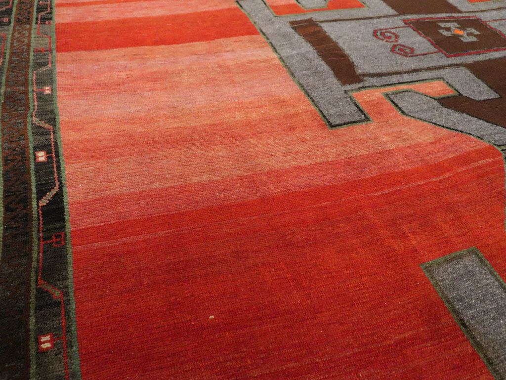 Vintage Anatolian Square Carpet, No.29577 - Staging